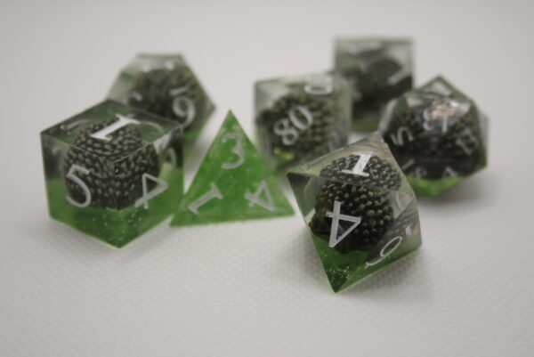 Dice set Hedgehog donker Dice set Hedgehog donker