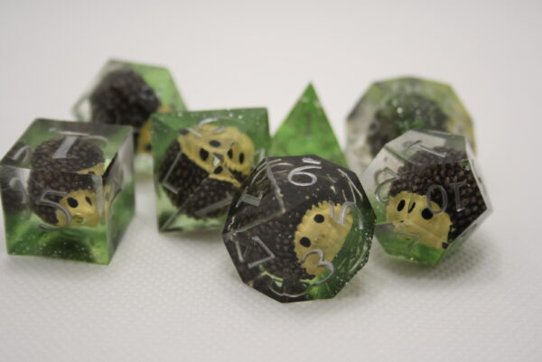 Dice set Hedgehog light Dice set Hedgehog light