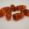 Bullet dice set orange Bullet dice set orange